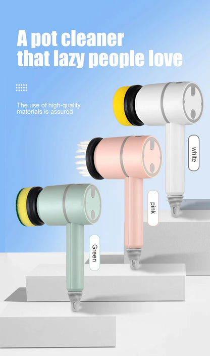 "USB Rechargeable Electric Cleaning Brush"