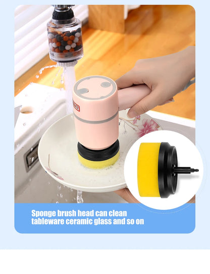 "USB Rechargeable Electric Cleaning Brush"