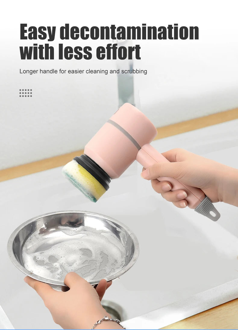 "USB Rechargeable Electric Cleaning Brush"