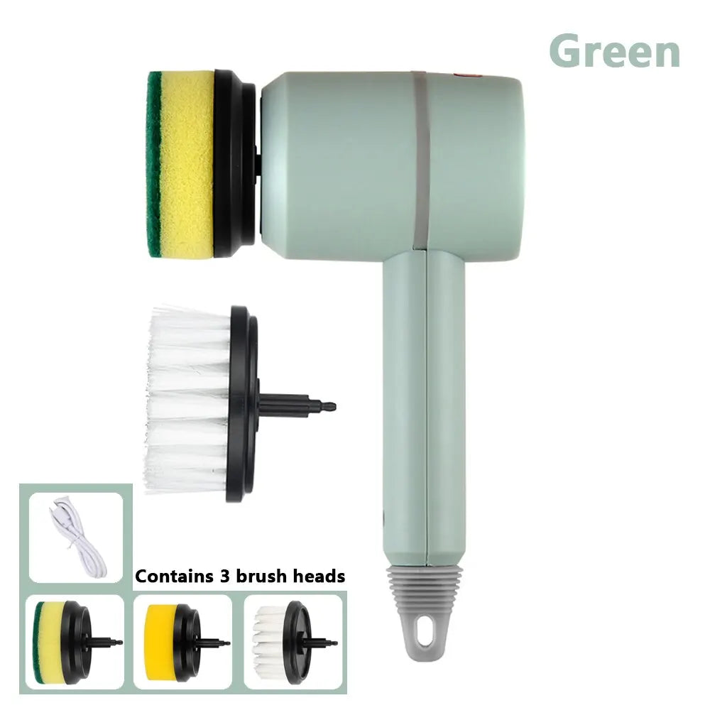 "USB Rechargeable Electric Cleaning Brush"
