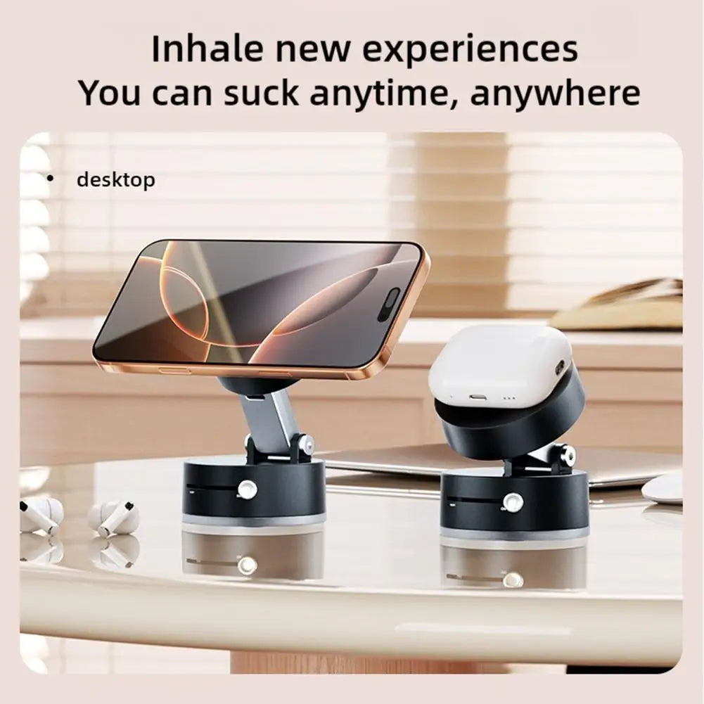 "Magnetic Dual-Sided Suction Phone Holder"