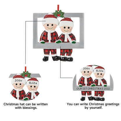 "Christmas Family Ornament  Festive Tree Décor"