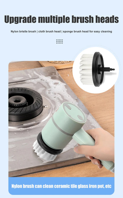 "USB Rechargeable Electric Cleaning Brush"