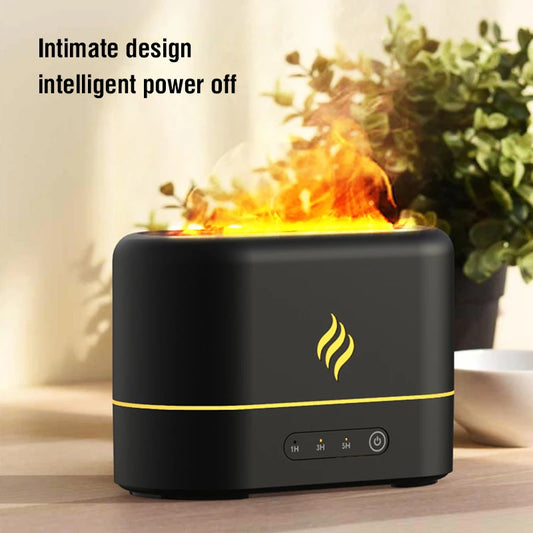 7 colors Fire Flame Air humidifier