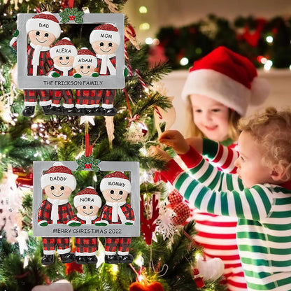 "Christmas Family Ornament  Festive Tree Décor"