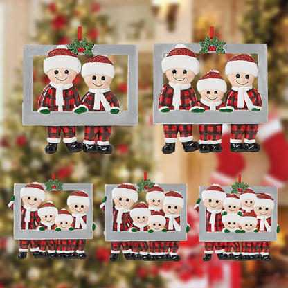"Christmas Family Ornament  Festive Tree Décor"